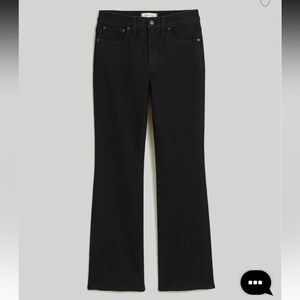 Madewell Black Women's Midrise Cropped Kickout Jeans size 31T
